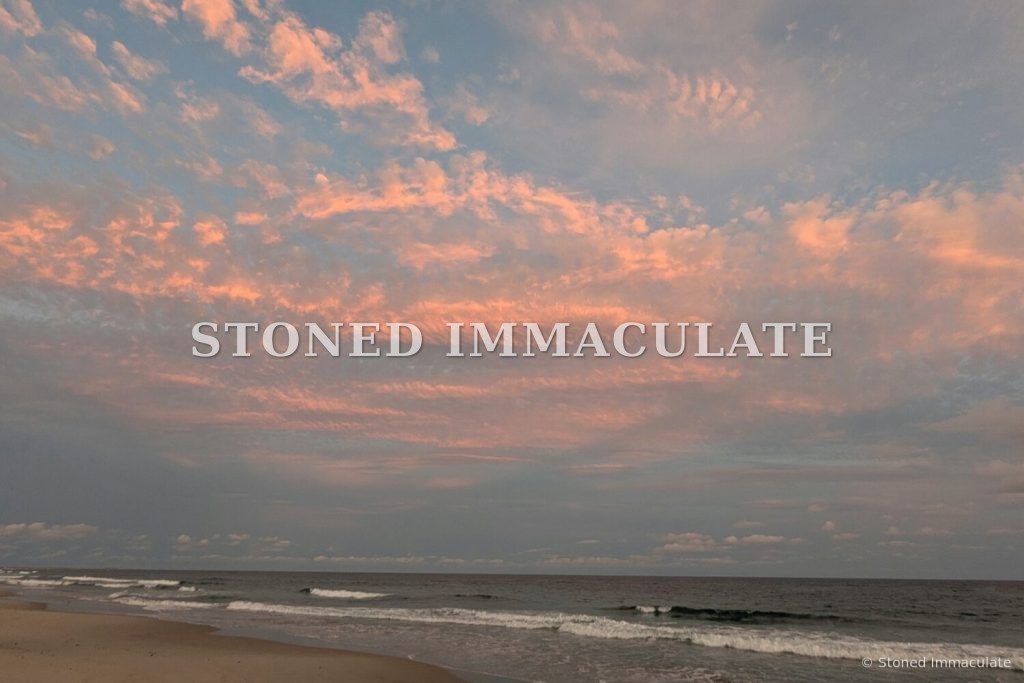 Peach Clouds Over the Surf, from the Dusk on the Outer Banks bundle