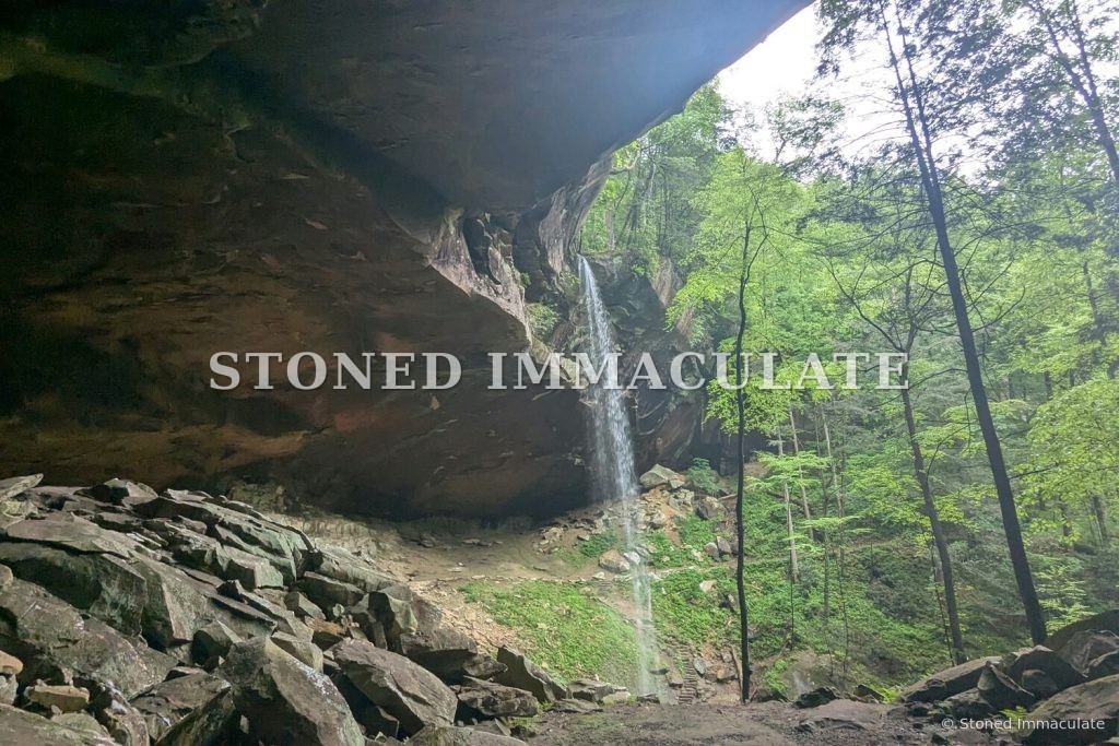 Falls Inside the Shelter, from the Sandstone Rock Shelters bundle
