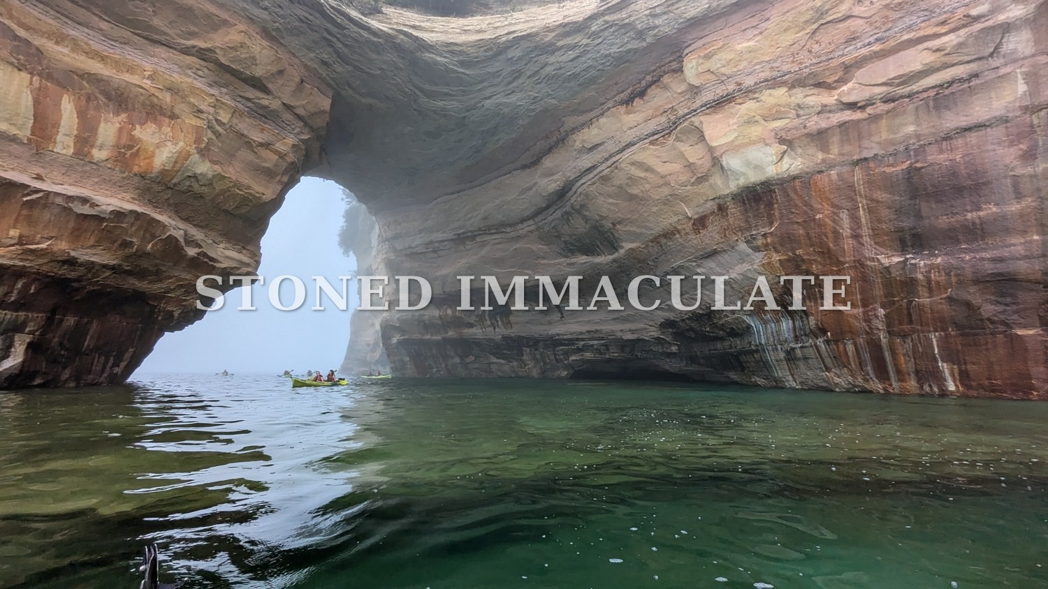 Into the Fog at Pictured Rocks